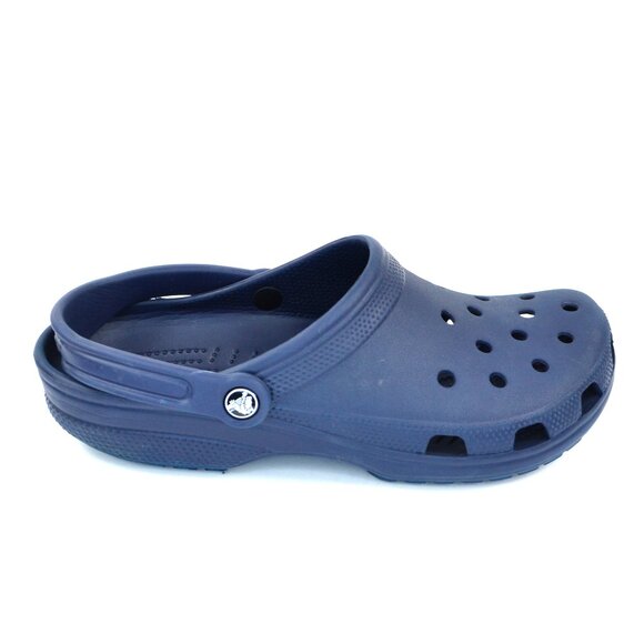 CROCS Men's Size 11 Navy Blue Casual Slip On Gardening Shoes - Picture 1 of 10